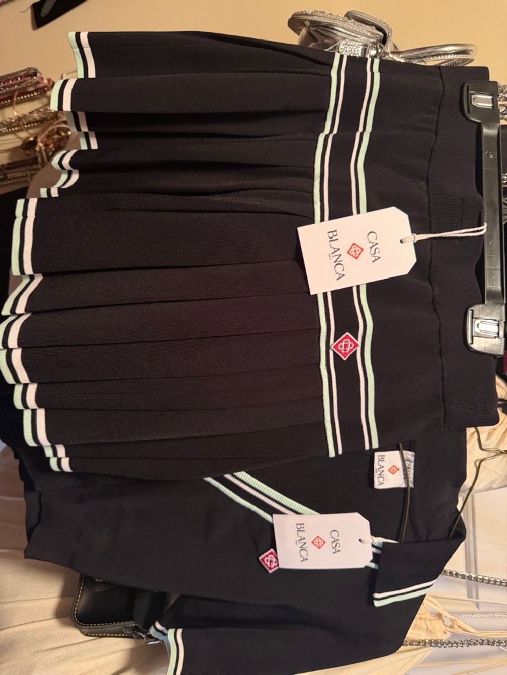 NWT AUTHENTIC CASABLANCA SKIRT SET